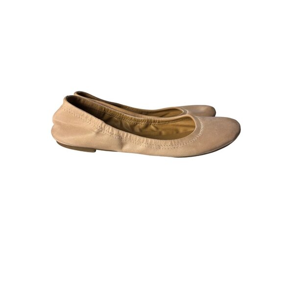Women's 8M Lucky Brand LK-Emmie Nude Sheep Nappa Ballet Style Shoe - Picture 5 of 6